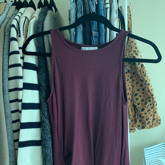 Ava Sky Mini Dress (Plum) - Picture 4 of 4